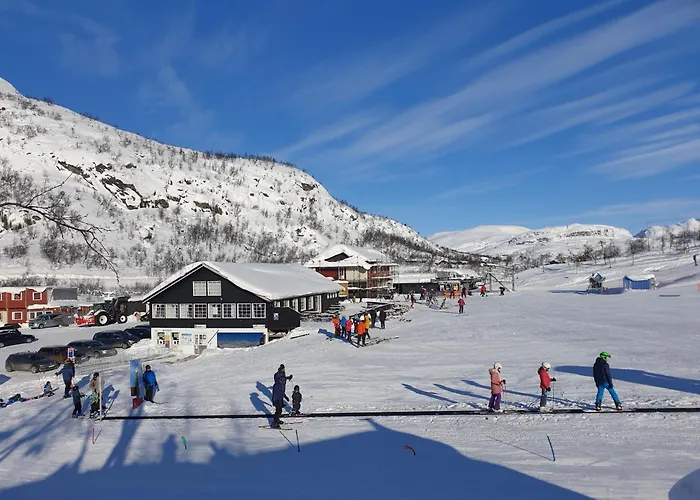 Filefjellhytta Ved Tyin Og Jotunheimen In Og Out Til Alpinanlegg Og Skiloyper *